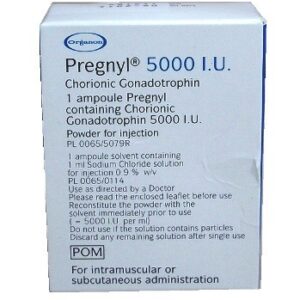 Pregnyl /HCG 5000IU with B-Water “ORIGINAL”