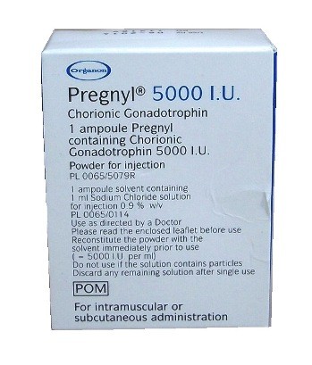 Pregnyl-HCG 5000IU with B-Water “ORIGINAL” Pregnyl /HCG 5000IU with B-Water “ORIGINAL”
