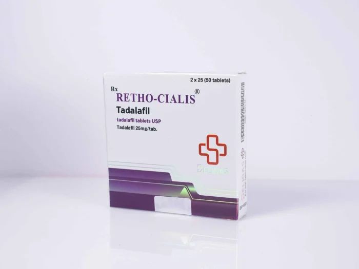 Retho®-Cialis 25mg: High-quality medication for erectile dysfunction and improved sexual performance.