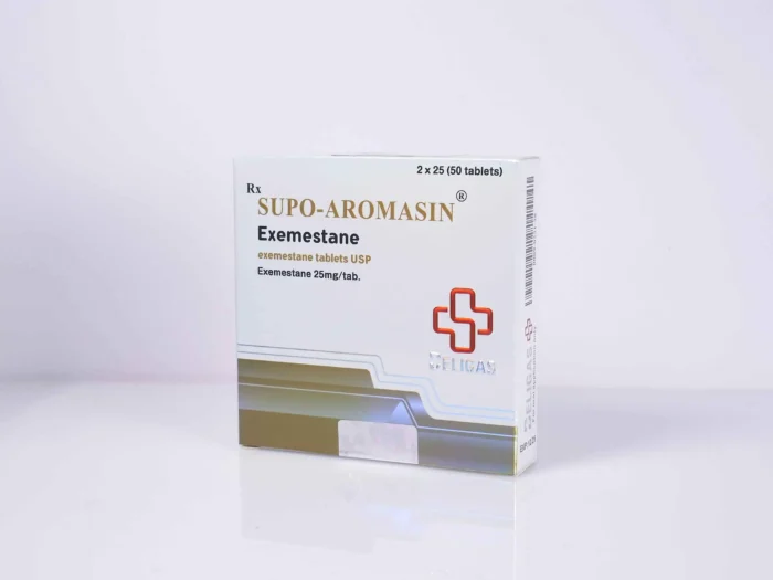 Supo®-Aromasin 25mg: High-quality aromatase inhibitor for estrogen management and hormone balance.