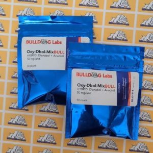 Oxy-Dbol-Mix BULL 50mg@50Tabs “Incredible Power In ONE” By BulldogLabs